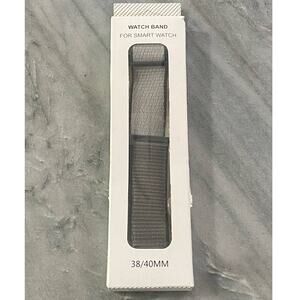 NIMITEC Woven Nylon Sport Loop Apple Watch Strap 38mm